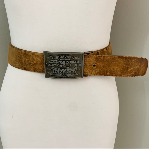 Levi's | Accessories | Vintage Levis Belt And Buckle | Poshmark